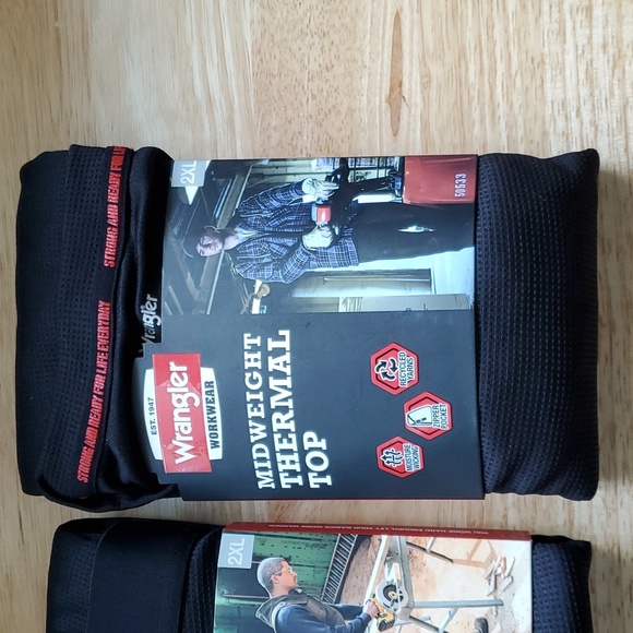 Wrangler Mens 2XL Long Underwear Thermal Top & Pants - Picture 3 of 11